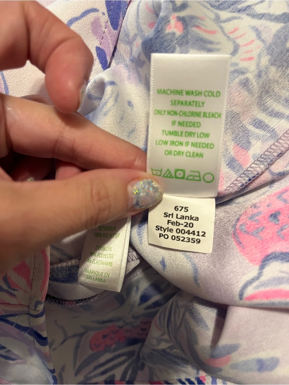 Lilly Pulitzer Size 6 Trunks In The Air Ronnie Shift Romper Light Lilac Elephant - Picture 5 of 11